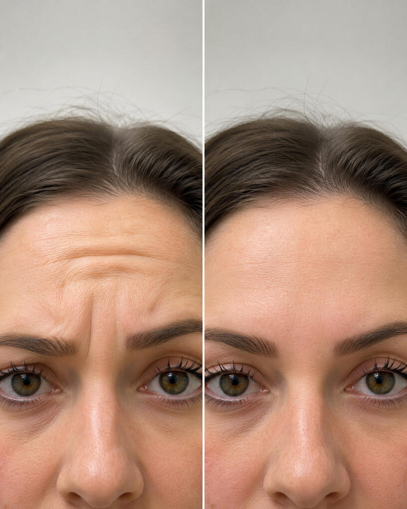 Forehead Line Softening